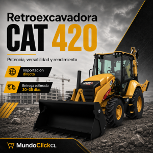 Retroexcavadora CAT 420.
