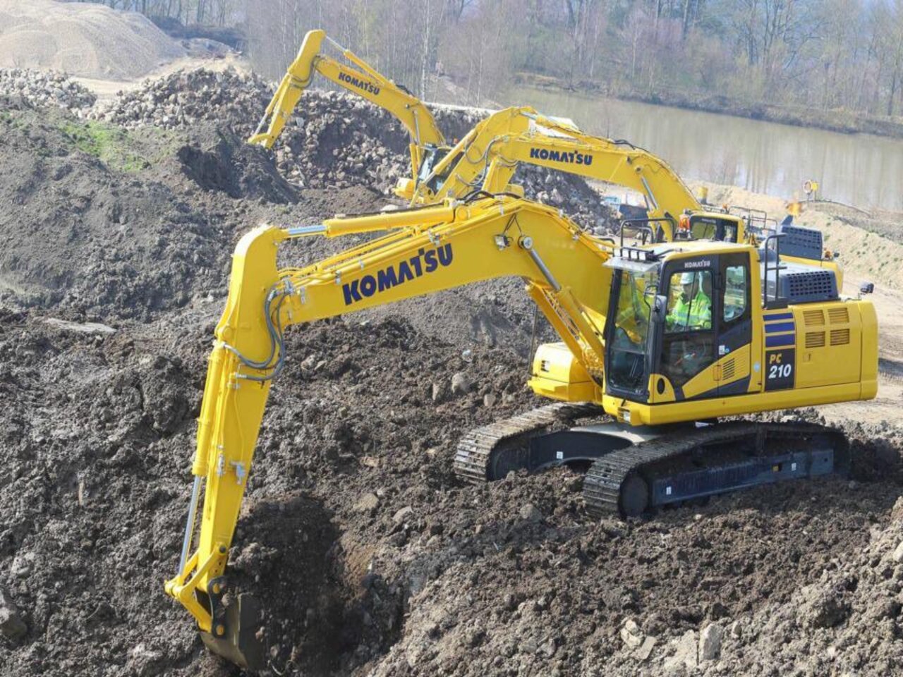 Excavadora Hidráulica Komatsu PC210. - Imagen 2