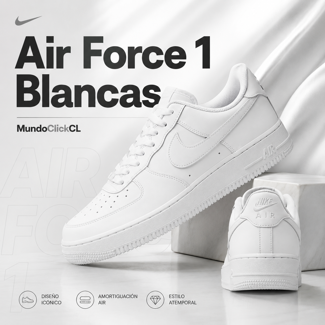 Nike Air Force 1 Blancas