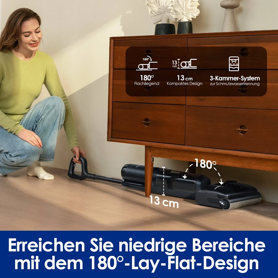 Tineco Floor One S7 Stretch – Aspiradora Fregadora Inalámbrica Inteligente - Imagen 2